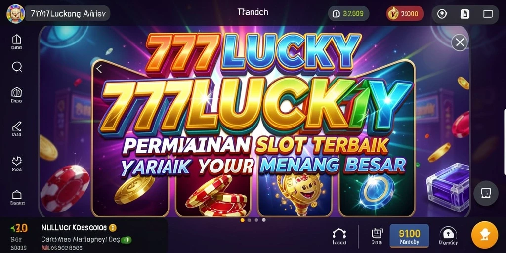 Tampilan gameplay slot yang mengasyikkan di 777LUCKY.