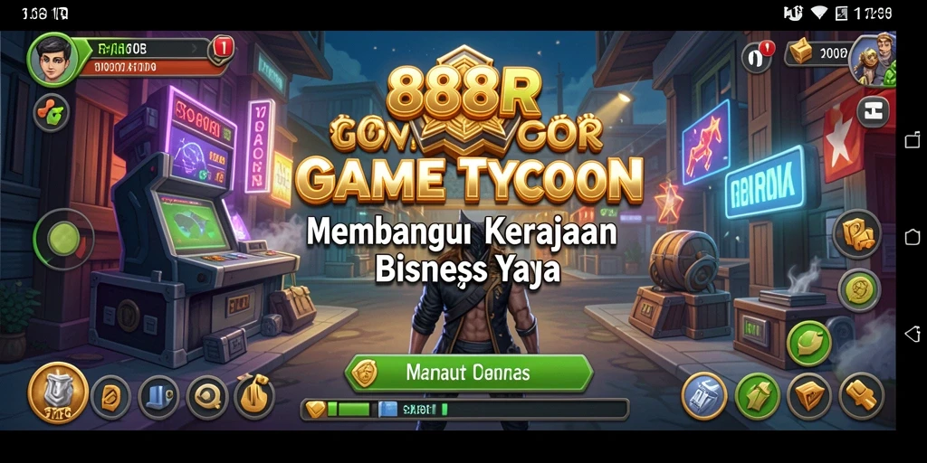 Tampilan gameplay 888R yang mengasyikkan dan strategis.