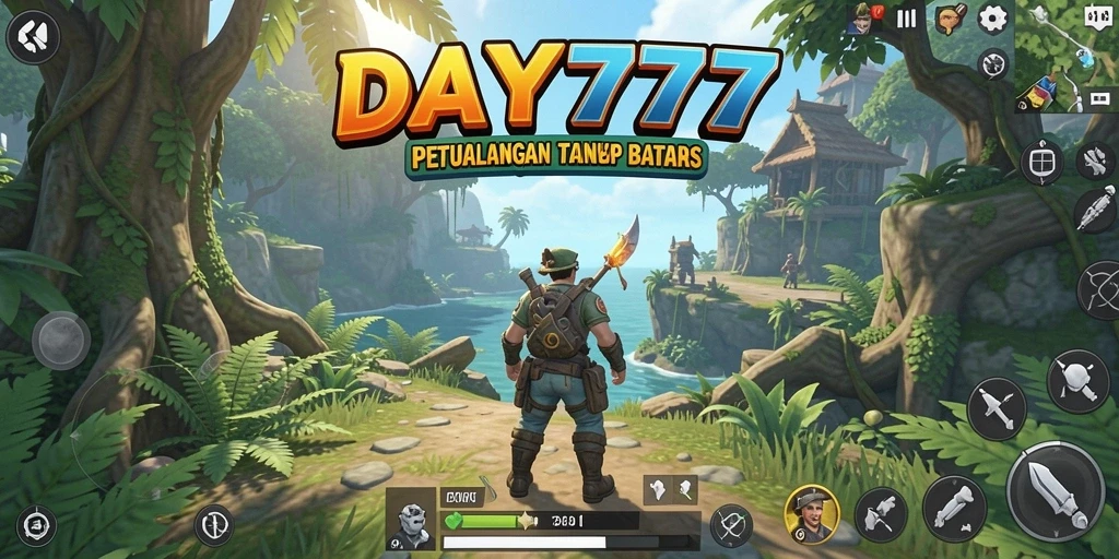 Tangkapan layar DAY777 menampilkan petualangan mendalam di dunia Open World.