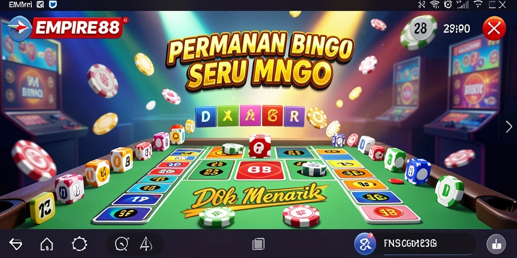 Screenshot gameplay EMPIRE88 yang menampilkan keseruan permainan Bingo.