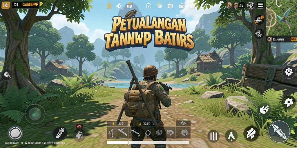 Gameplay GAMERP yang menarik di dunia terbuka yang luas.