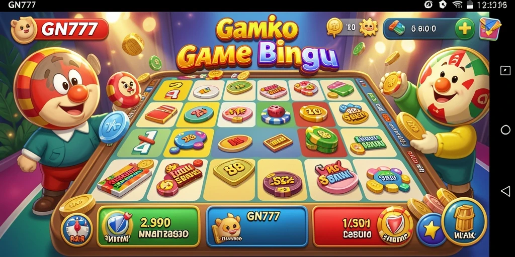 Tampilan gameplay Bingo yang seru dan interaktif di GN777.