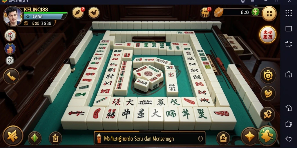 Gameplay seru KELINCI88 dalam permainan Mahjong.