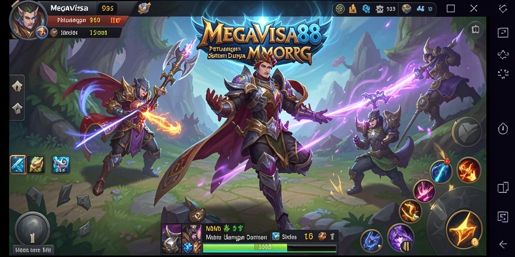 Tampilan gameplay MEGAVISA88 yang seru dan menegangkan dalam MMORPG.