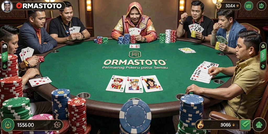 Tampilan gameplay ORMASTOTO yang menegangkan dan interaktif.