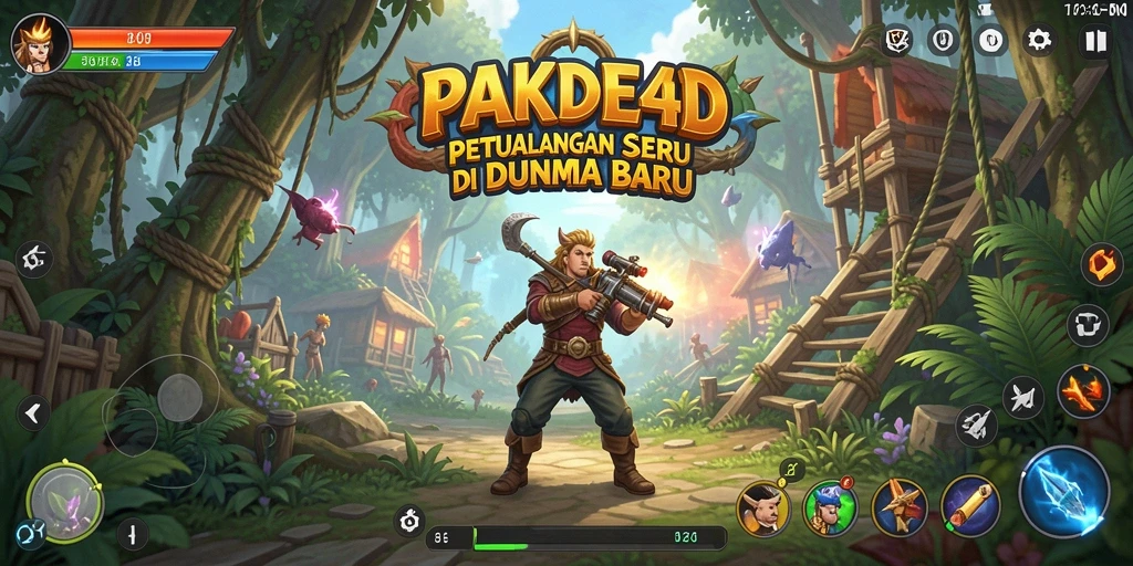 Screenshot PAKDE4D menunjukkan aksi seru dalam dunia petualangan yang memesona.