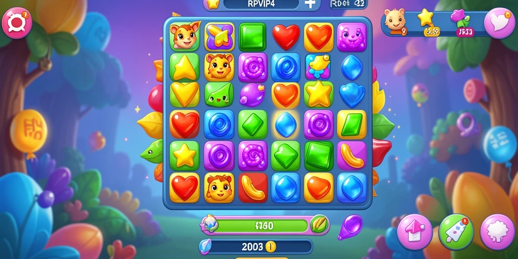 Tampilan menarik dari gameplay RPVIP4 yang penuh warna dan tantangan.