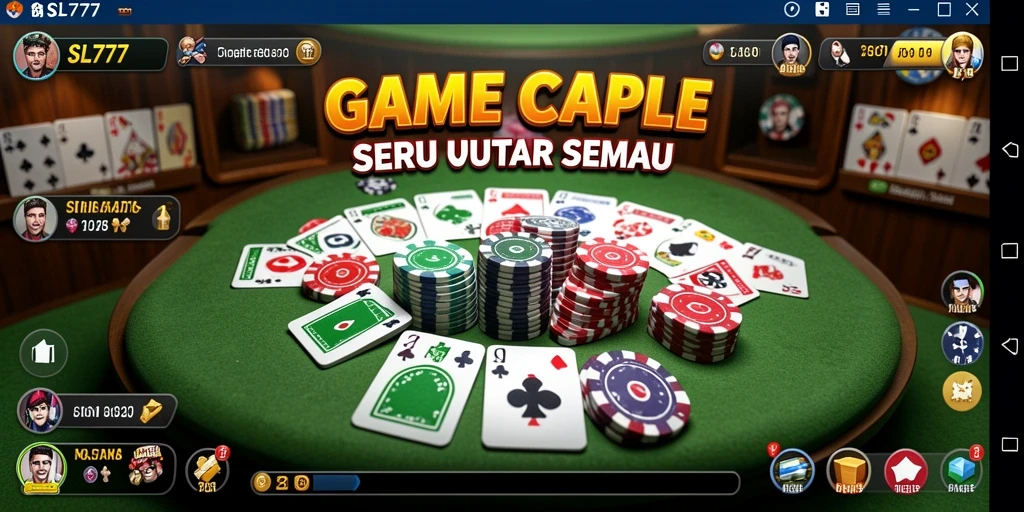 Tampilan menarik dari gameplay Gaple SL777 yang mengasyikkan.
