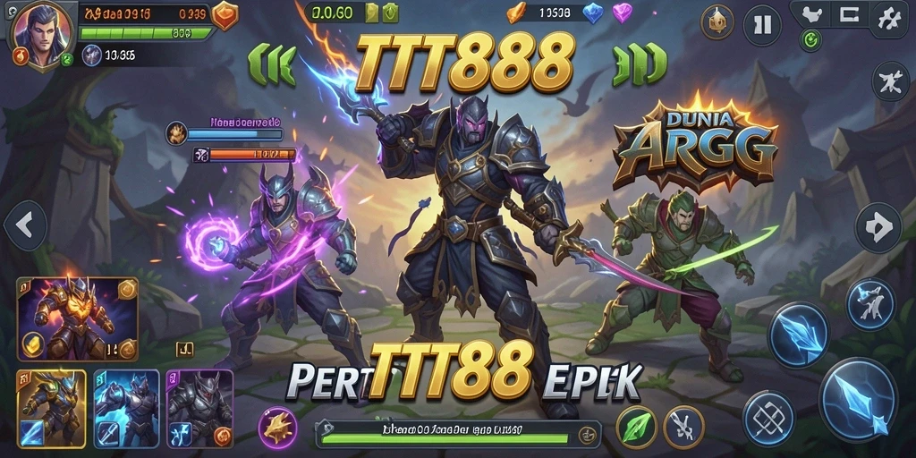 Tampilan menarik dari pertarungan mendebarkan di TTT888.