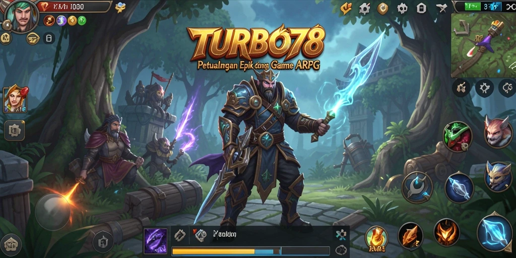 Screenshot dari TURBO78 menampilkan aksi pertarungan yang mendebarkan.