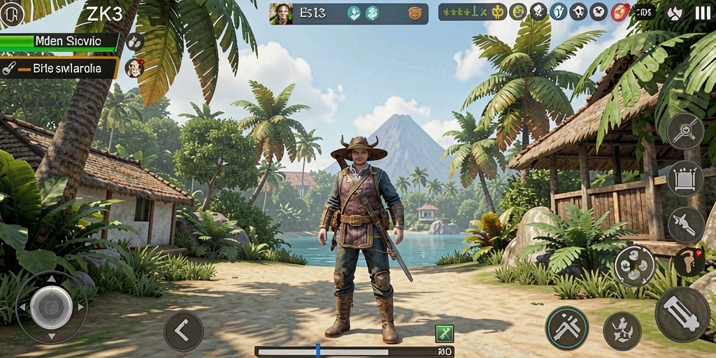 Screenshot ZK3 menampilkan gameplay yang interaktif dan menantang.